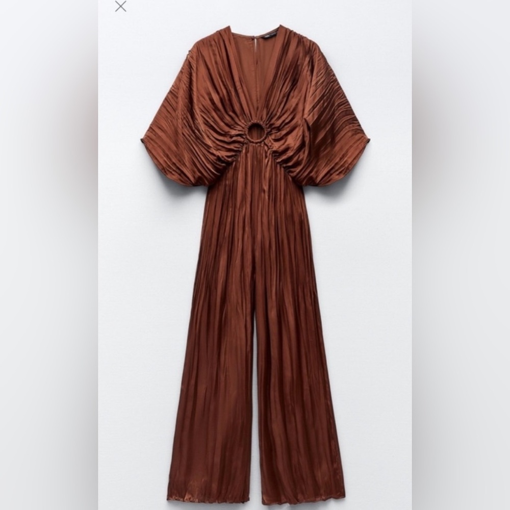 Brown Zara jumpsuit